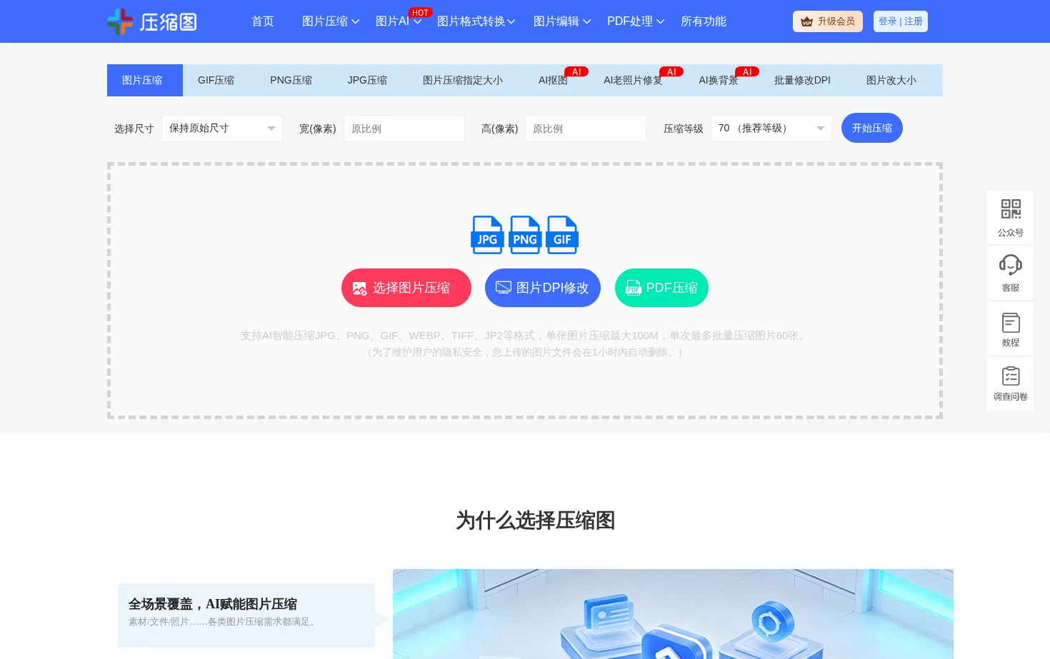 压缩图 页面快照